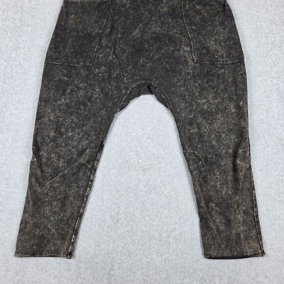 Zenana Womens Size Small/Medium Ash Black Acid Washed Jumpsuit Back Pocket - Picture 10 of 16